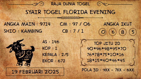 Prediksi Florida Evening