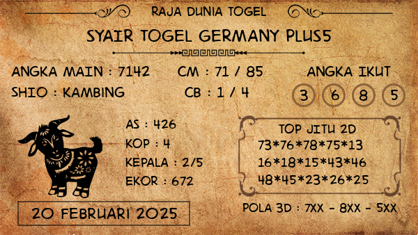 Prediksi Germany Plus5